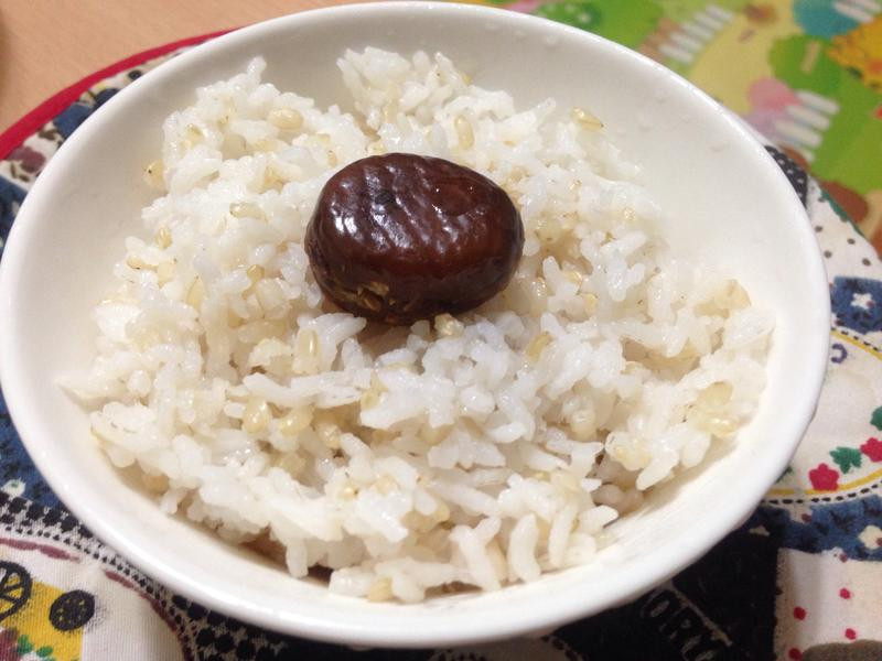 粟子糙米饭