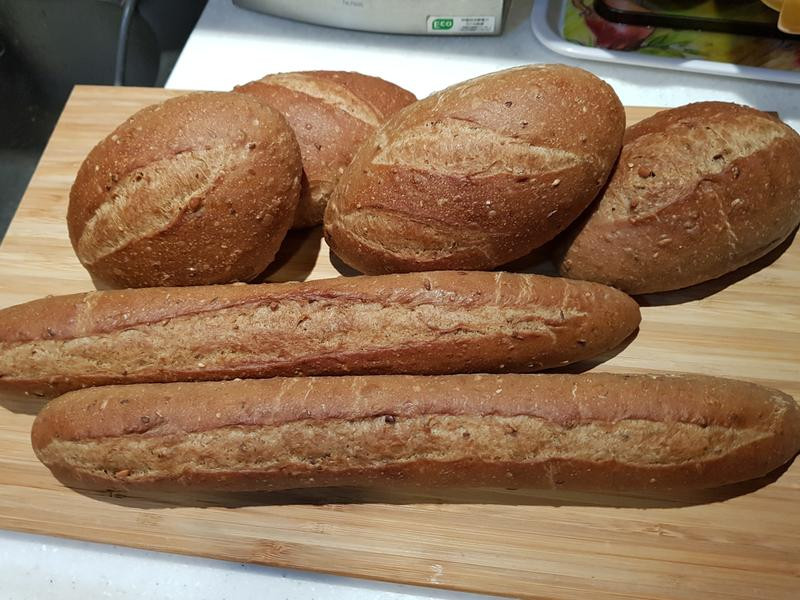 天然酵母杂粮法式面包