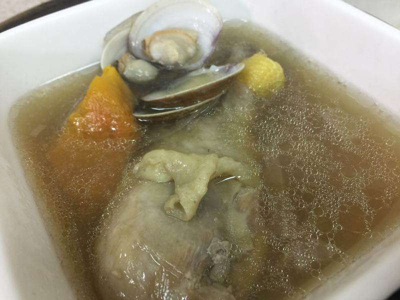 洋葱蛤蜊鸡汤