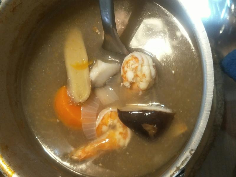 虾锅清汤