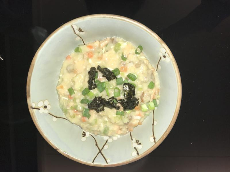 鲑鱼糙米粥
