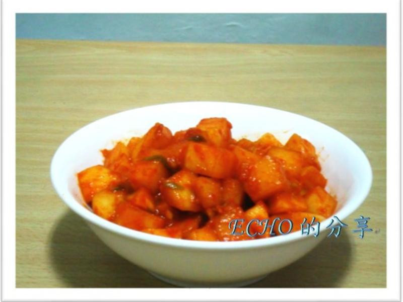 韩式白萝卜泡菜