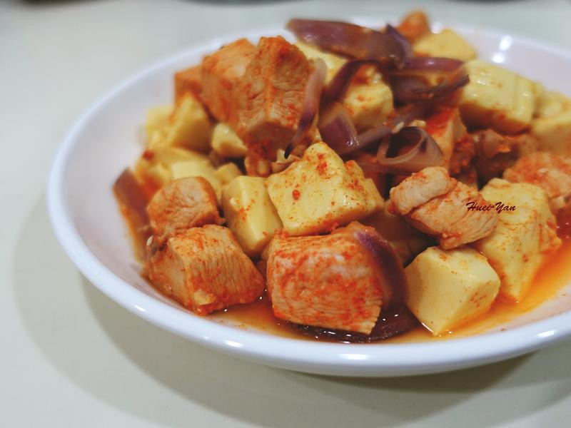 韩式鸡肉豆腐