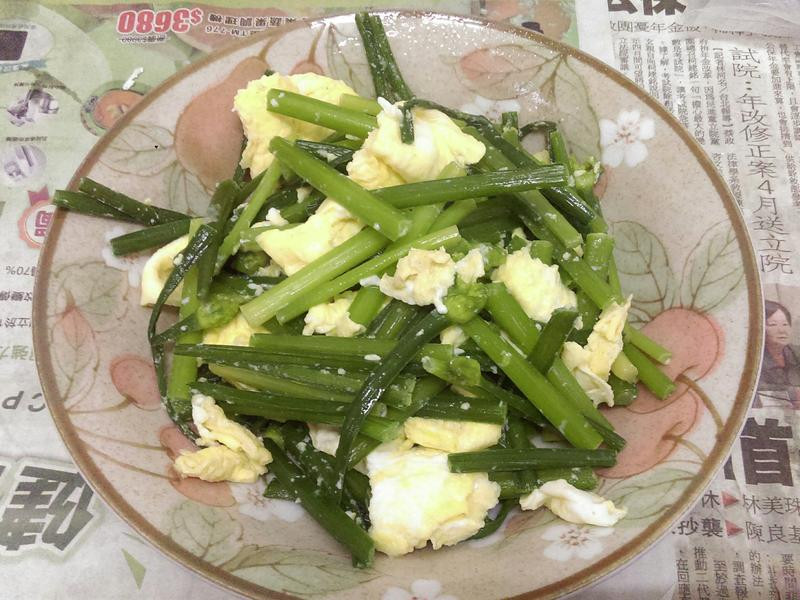 韭菜炒鸡蛋