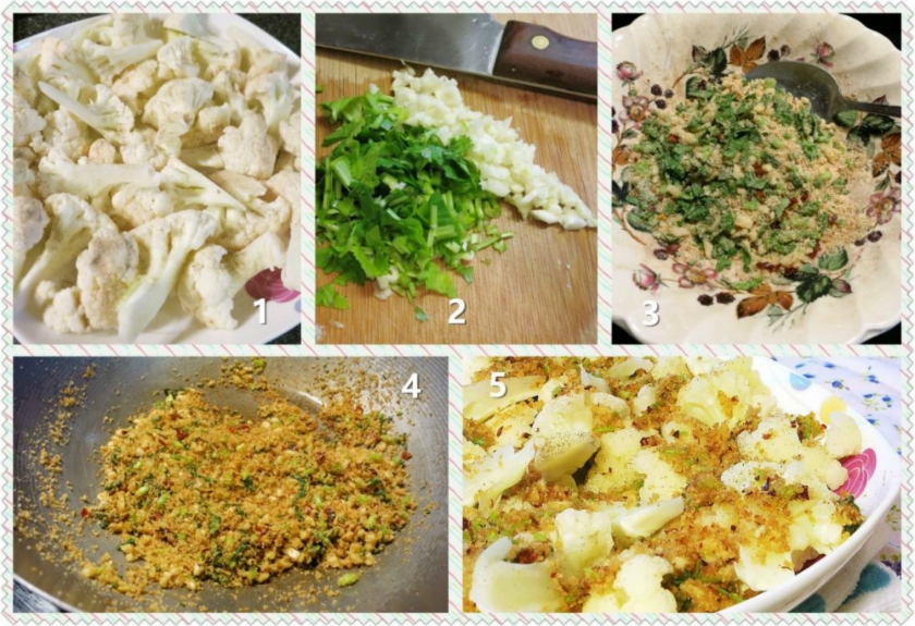 蒜香白菜花的做法 蒜香白菜花怎么做 蒜香白菜花的家常做法 Rosejyy00 心食谱