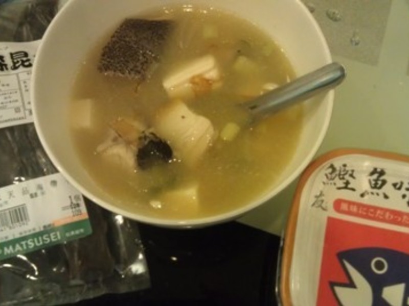 味增鲜鱼豆腐汤