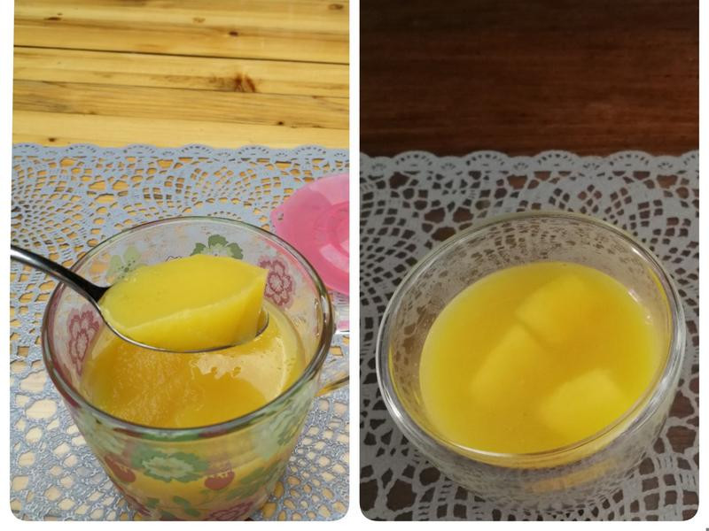 夏日柳橙芒果冻 
