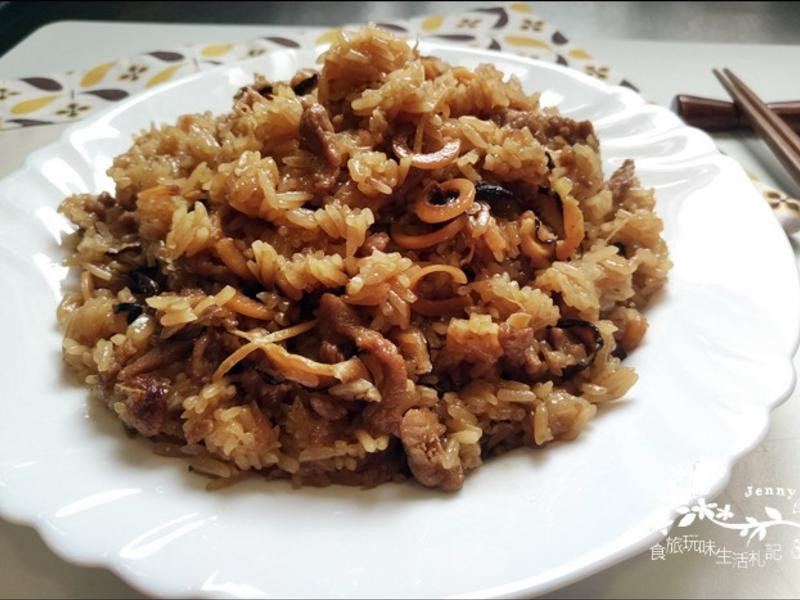 香菇肉丝油饭  