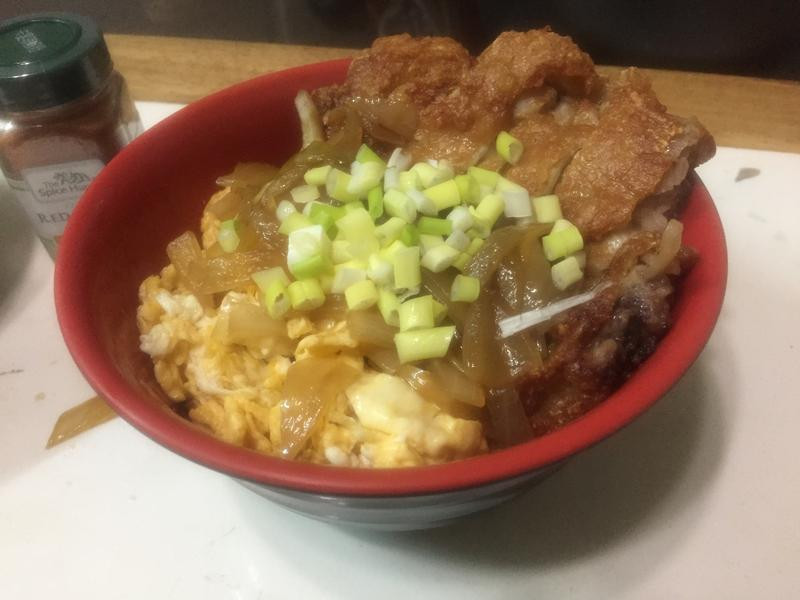 简易日式鸡排亲子丼饭 