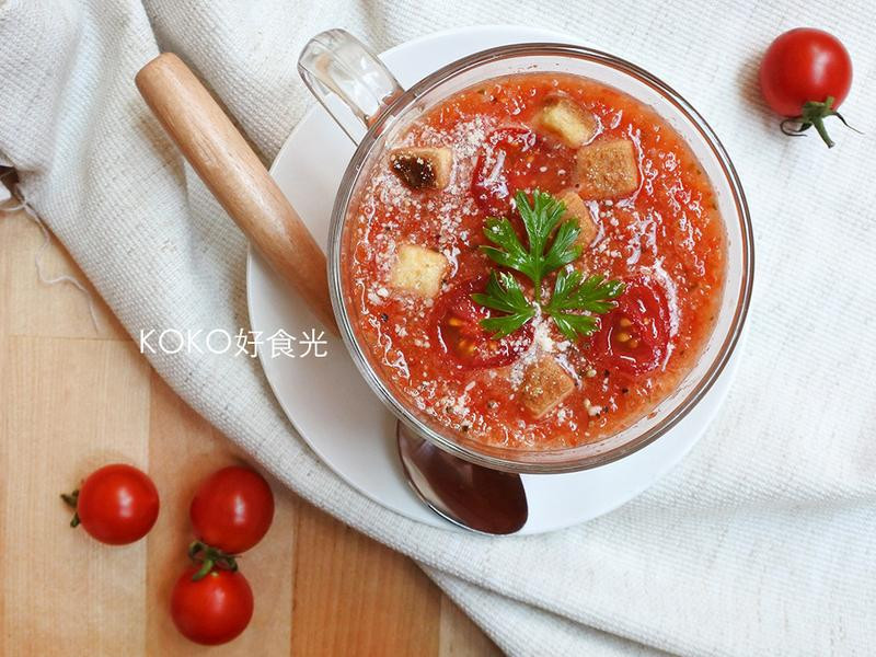 义式罗勒番茄冷汤