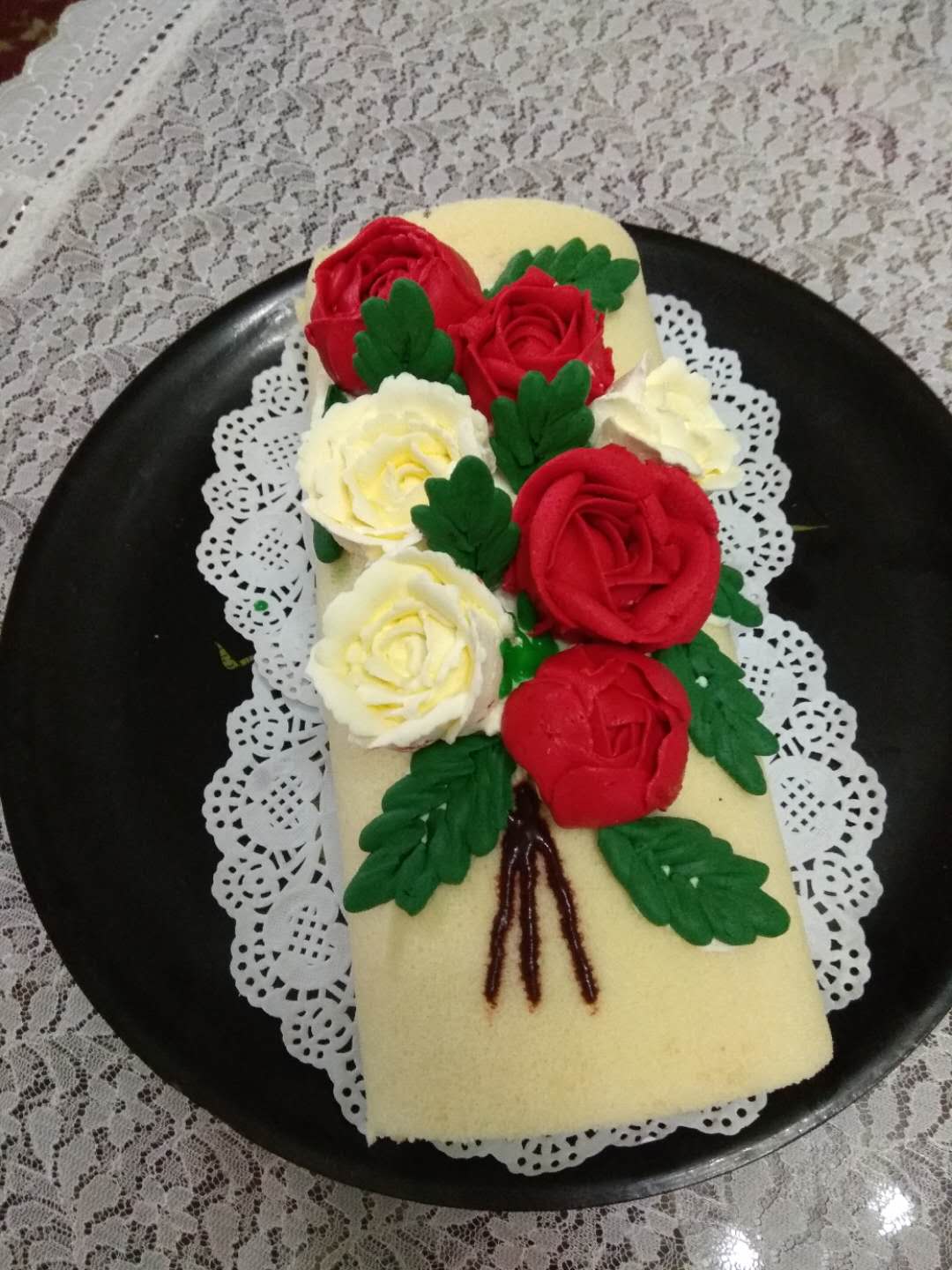 裱花蛋糕卷
