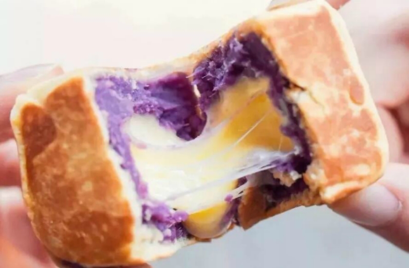 紫薯乳酪网红仙豆糕