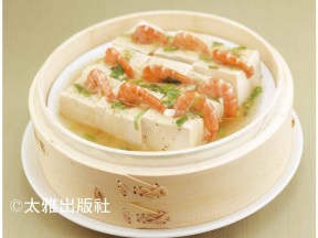 鲜嫩豆腐蒸明虾