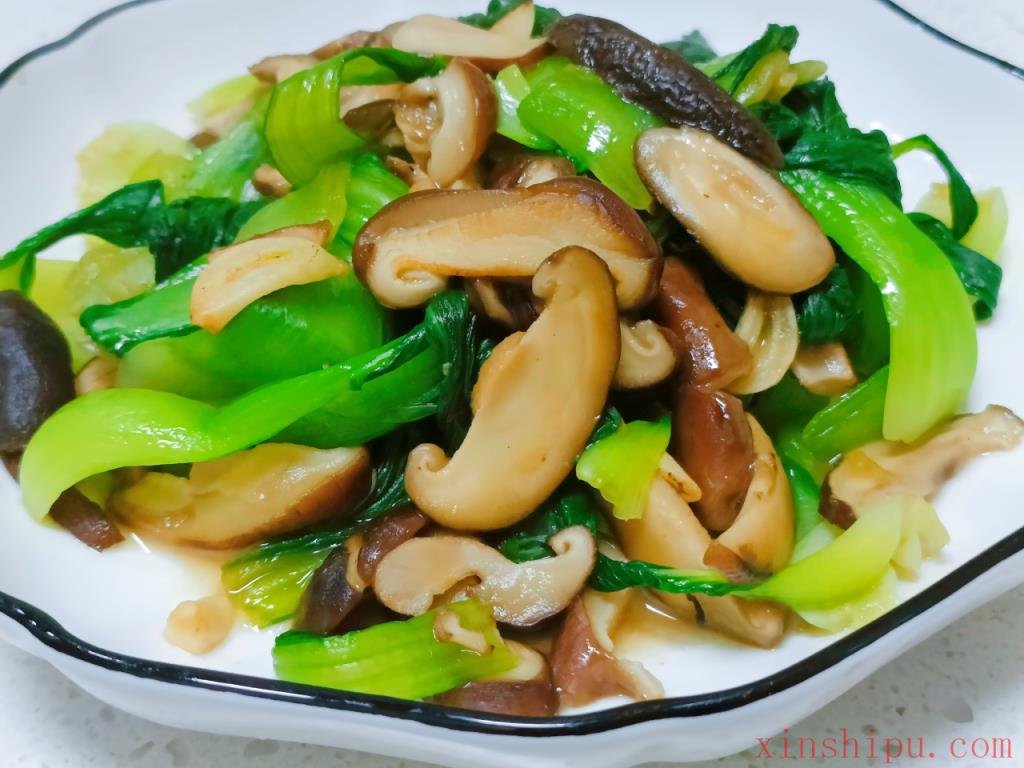浇汁香菇上海青怎么做_浇汁香菇上海青的做法_豆果美食