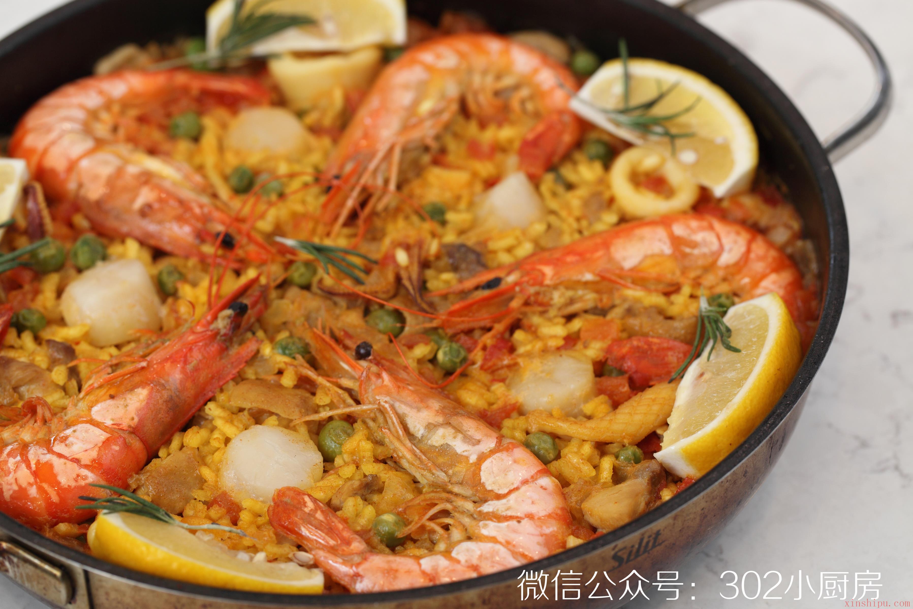 西班牙美食，人工制作海鲜饭，以米饭和巴伦西亚海鲜为特色的著名菜肴 库存照片 - 图片 包括有 厨房, 淡菜: 174594372